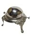Art Deco brass caviar bowl, Sweden, 1950s