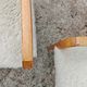 Pair of Jugendstil armchairs in solid ash and sheepskin 1910