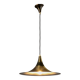 Vintage lamp in aluminium with brass plating, Italian made, 1960s.