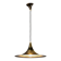 Vintage lamp in aluminium with brass plating, Italian made, 1960s.