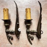 Pair of antique wall sconces