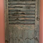 Old shutter blinds