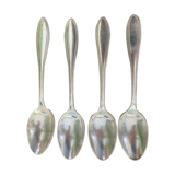 4 tablespoons in vintage silver metal