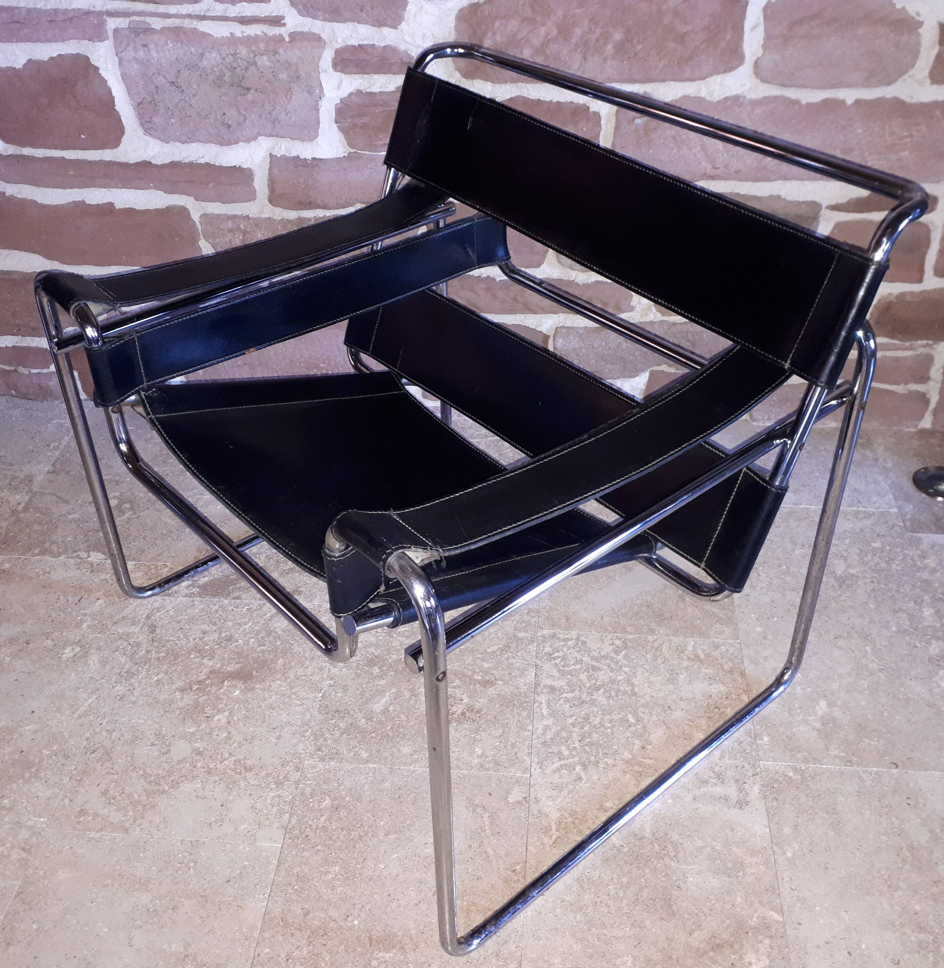 B3 Wassily club chair designed by Marcel Breuer