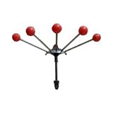 Space Age wall coat rack