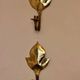 Pair of mid-century Swedish brass sconces