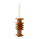 Mango wood candlestick