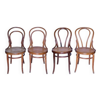 4 bistro chairs by Thonet