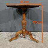 Walnut Pedestal Table, Louis-Philippe period – 1st part 19th century