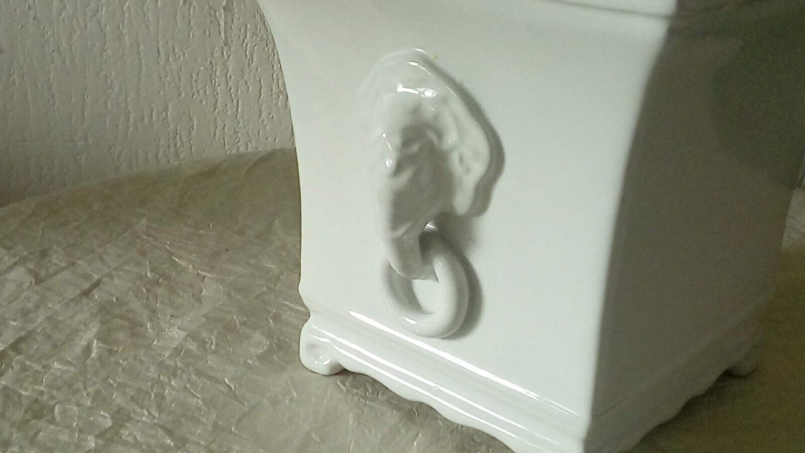 Bernardo Portugal ceramic pot cover elephant decor