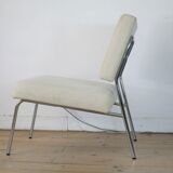 Pair of 60s heaters, steel and wool, France