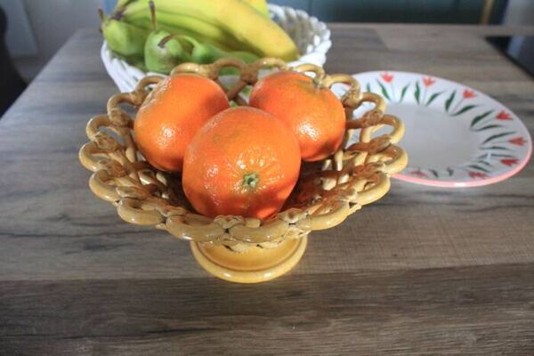 Corbeille en céramique tressée Maison Pichon Uzès