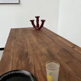 Table de ferme en pin 223 cm, années 70