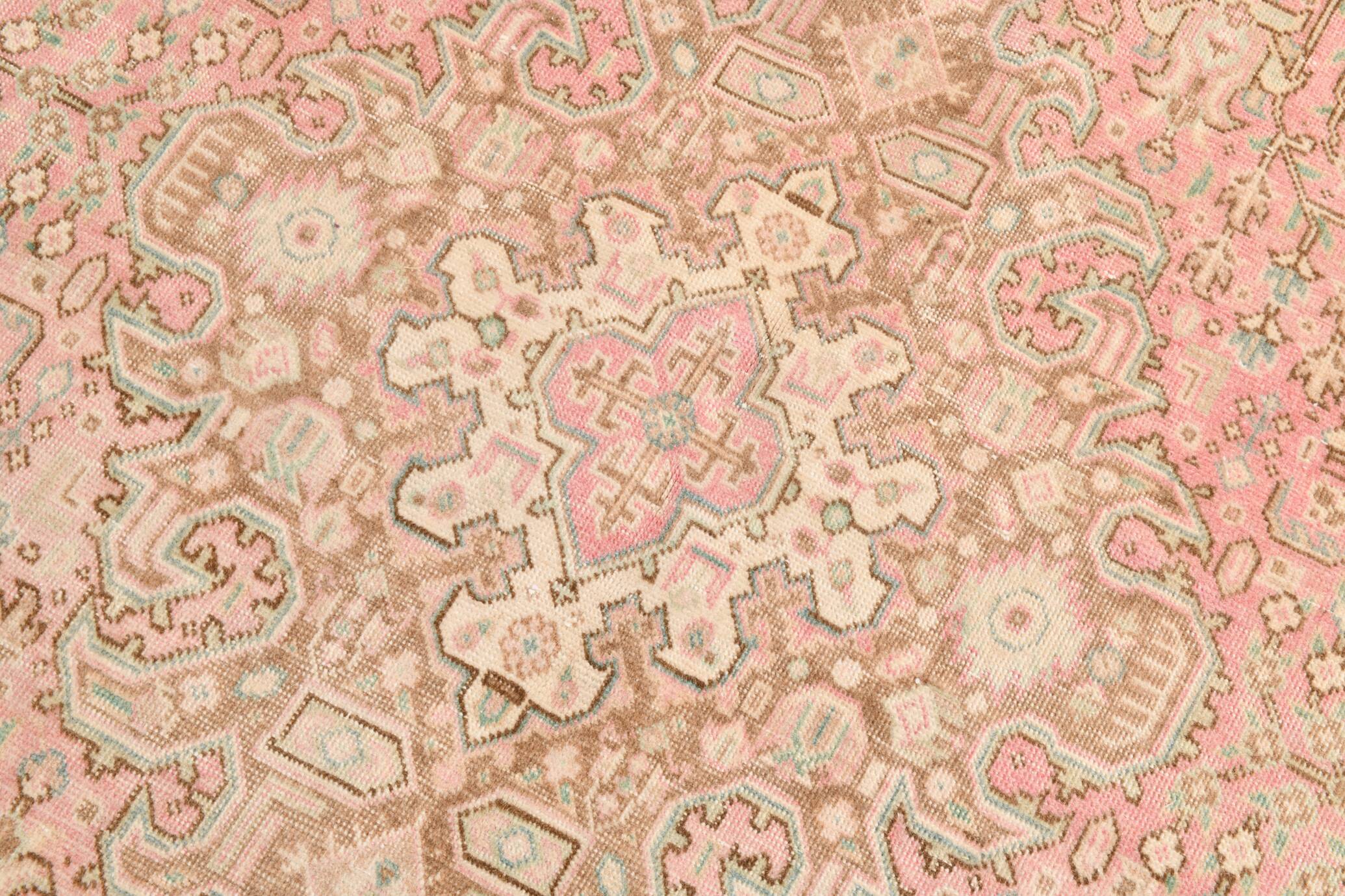 6x9 dusty pink wool persian rug 287x192cm