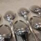 12 silver-plated soup spoons by Christofle, Vendome pattern
