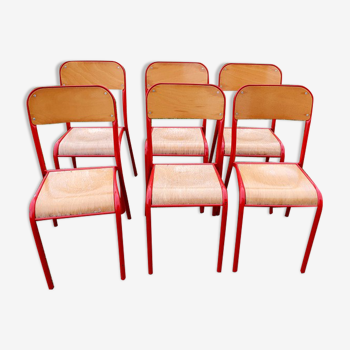 Lot de 6 chaises