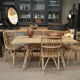 Lot de 4 chaises en rotin 1960