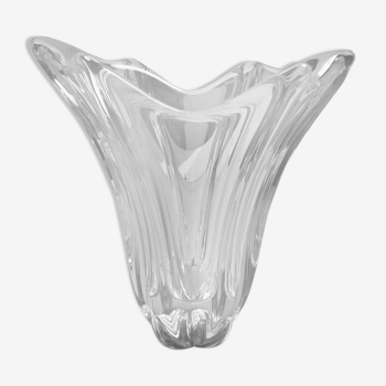 Vase en cristal signé Daum