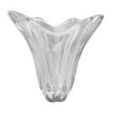 Crystal vase signed Daum