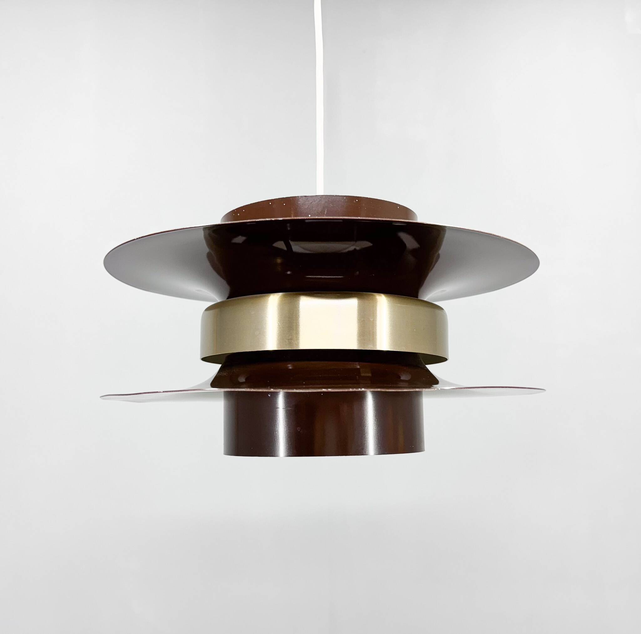 1970s Metal Space Age Pendant Light, Germany