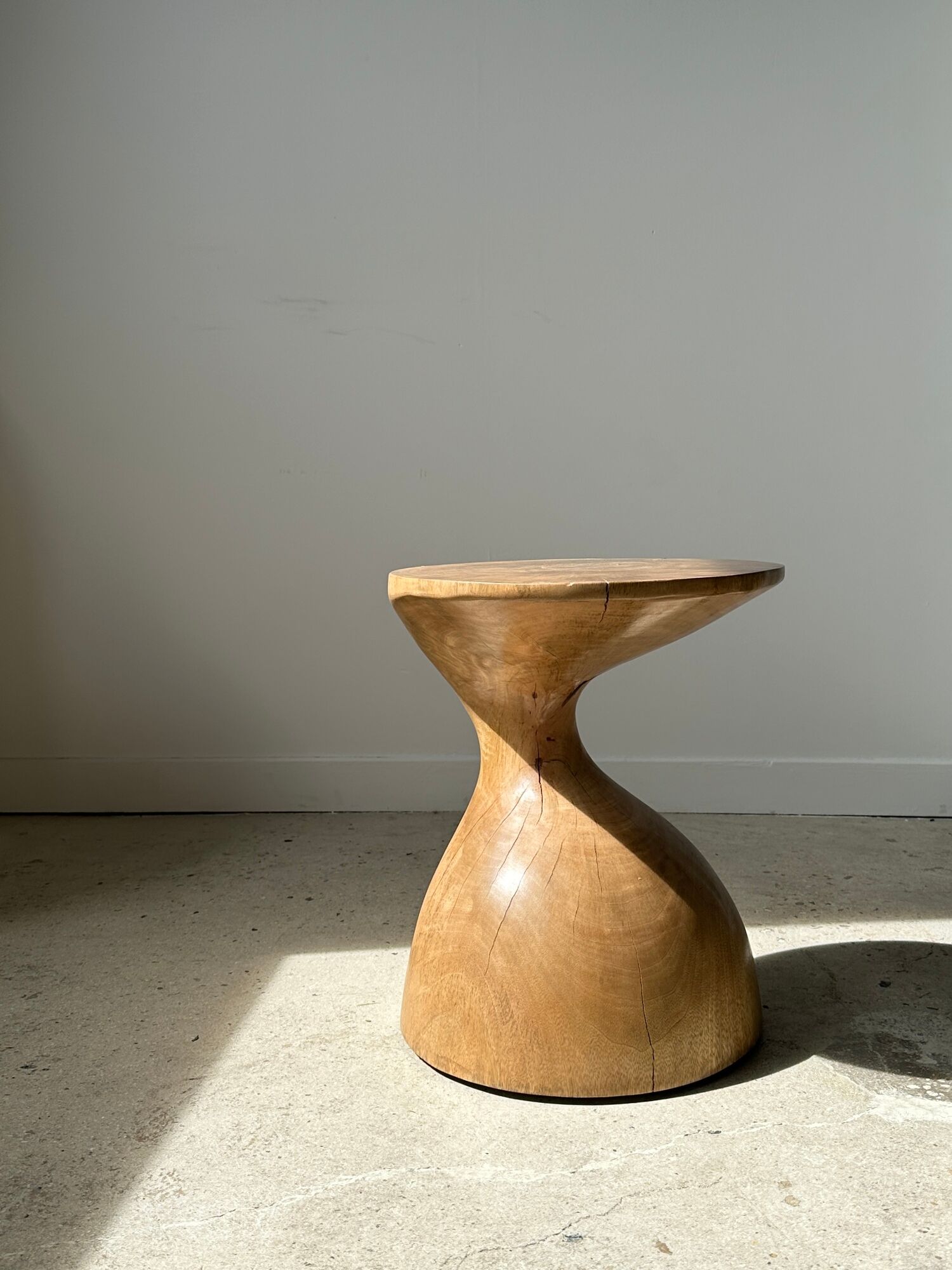 Solid wood sofa end