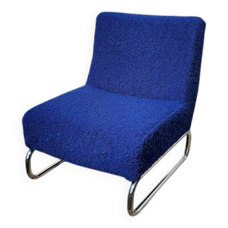 Chauffeuse 70's Bleue