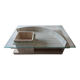 Travertine coffee table