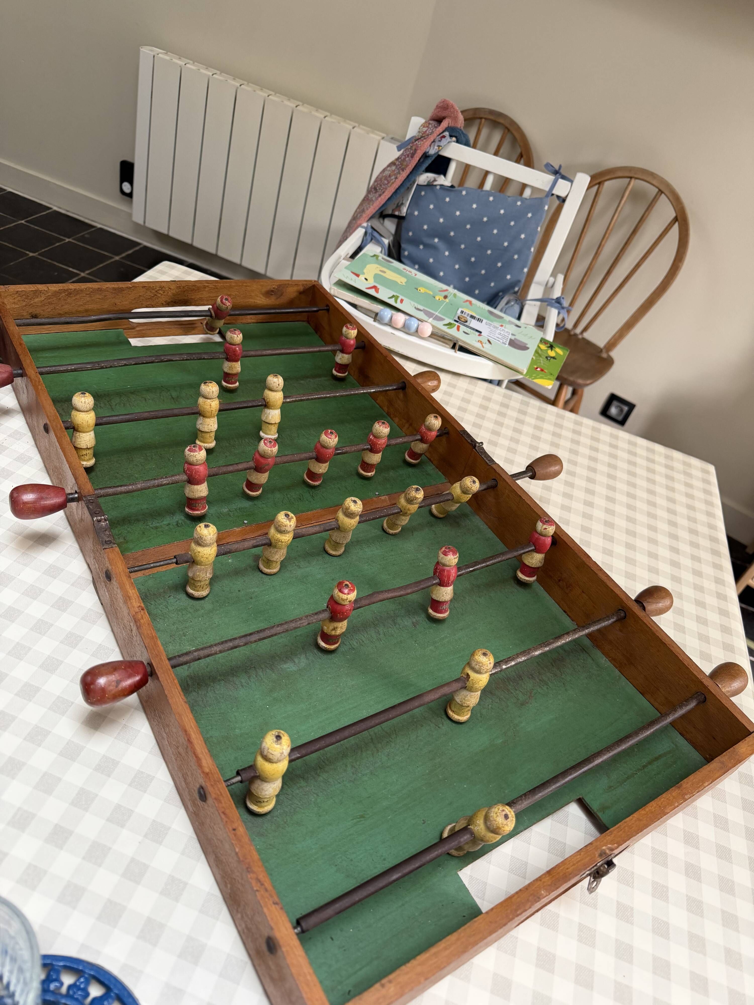 Baby foot de table vintage