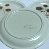 Sarreguemines stoneware dessert plates