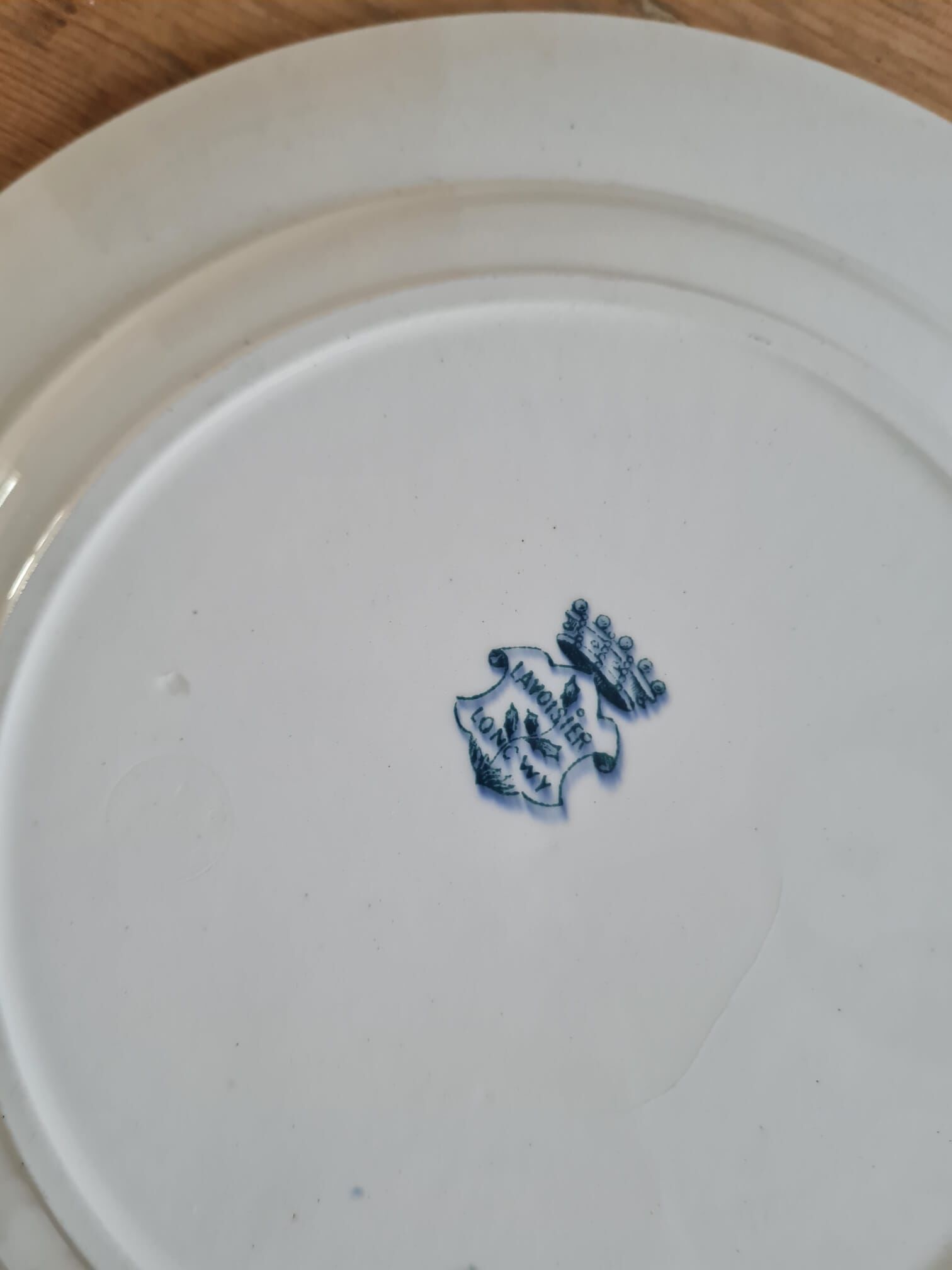 Plat rond de service terre de fer
