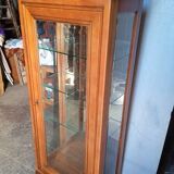 Louis Philippe cherry wood display case 180 cm