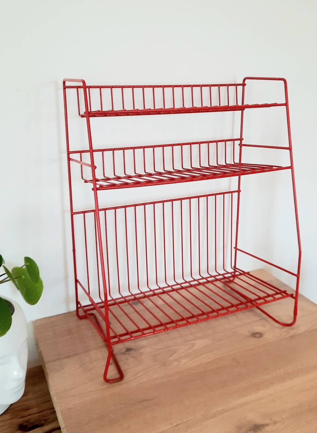 Vintage metal shelf