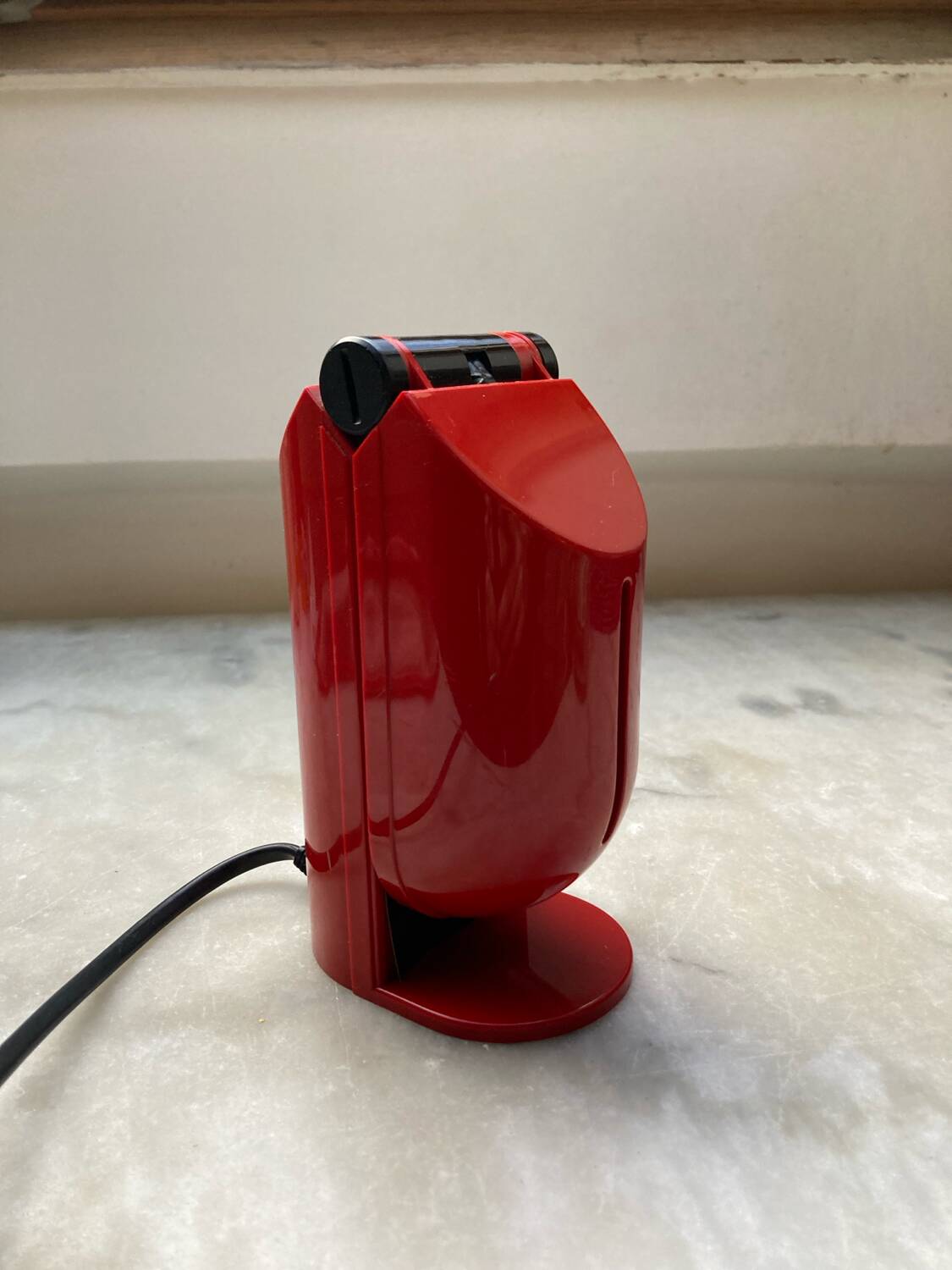 Tronconi red folding desk lamp vintage 70s