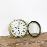 Antique brass navy ship clock