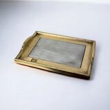 Brutalist pocket emptier by David Marshall, bronze and aluminium, Spain, 1980s