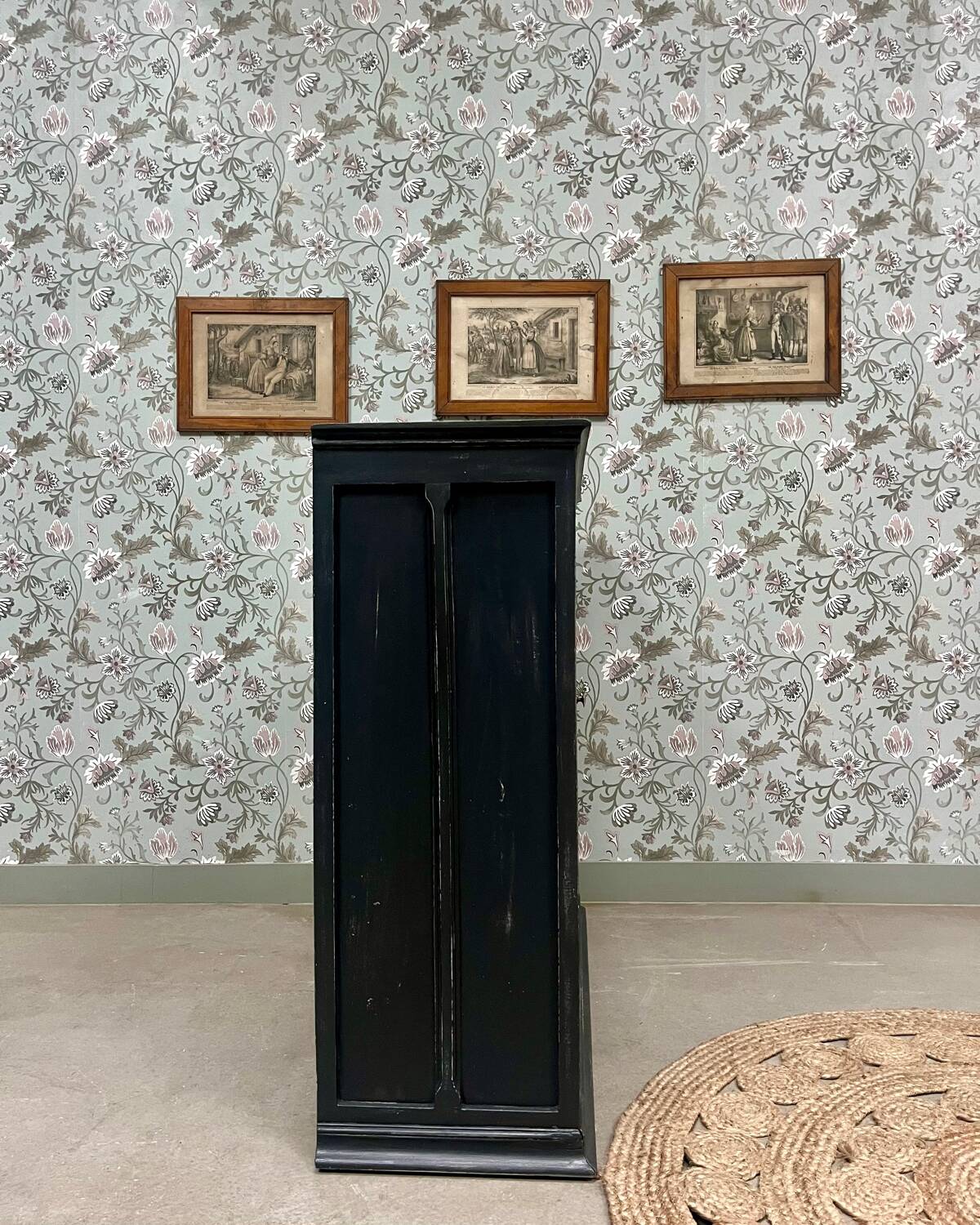 Black patinated Parisian buffet