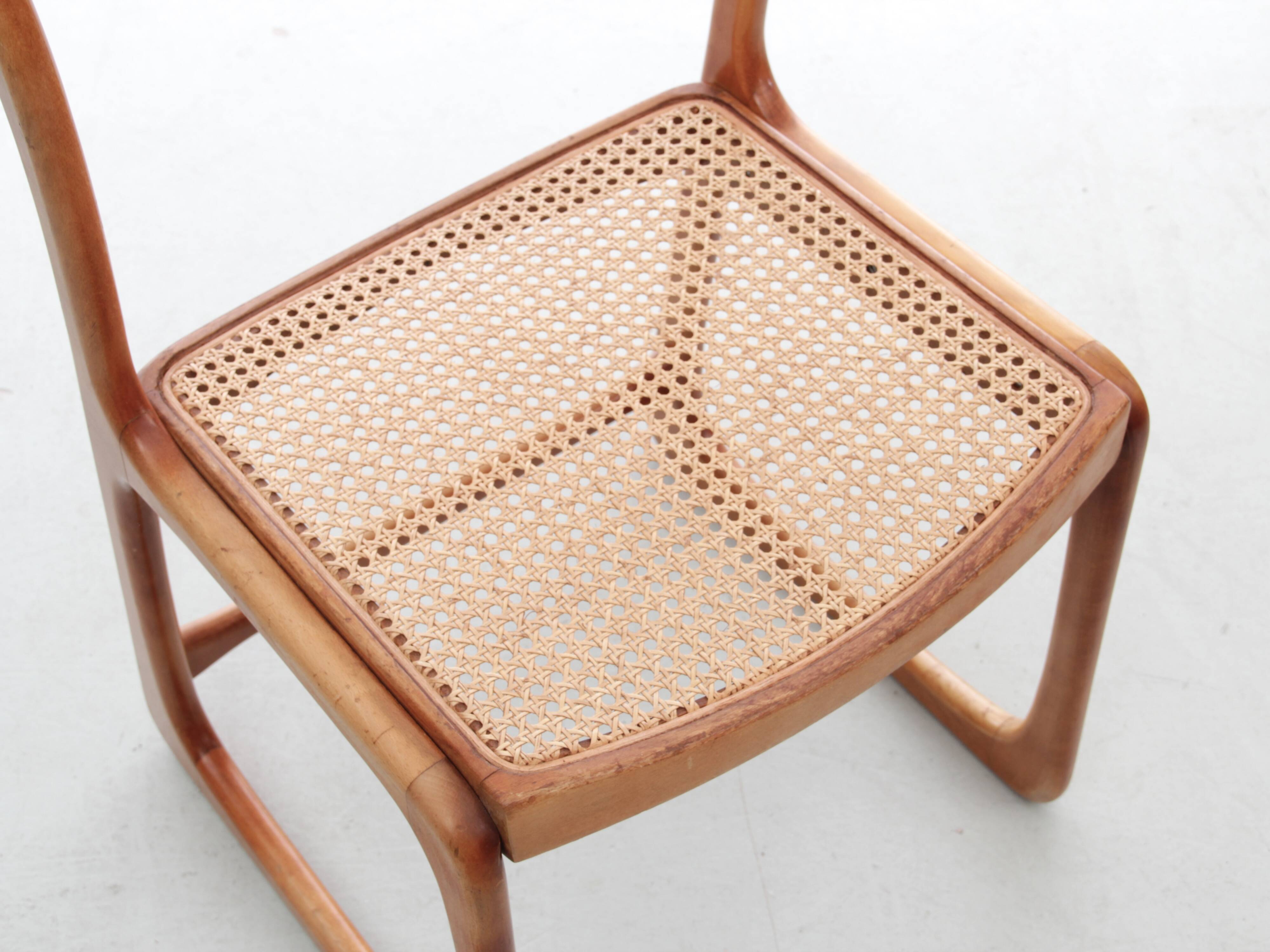 Set of 6 Baumann "Sledge / Sleigh" chairs