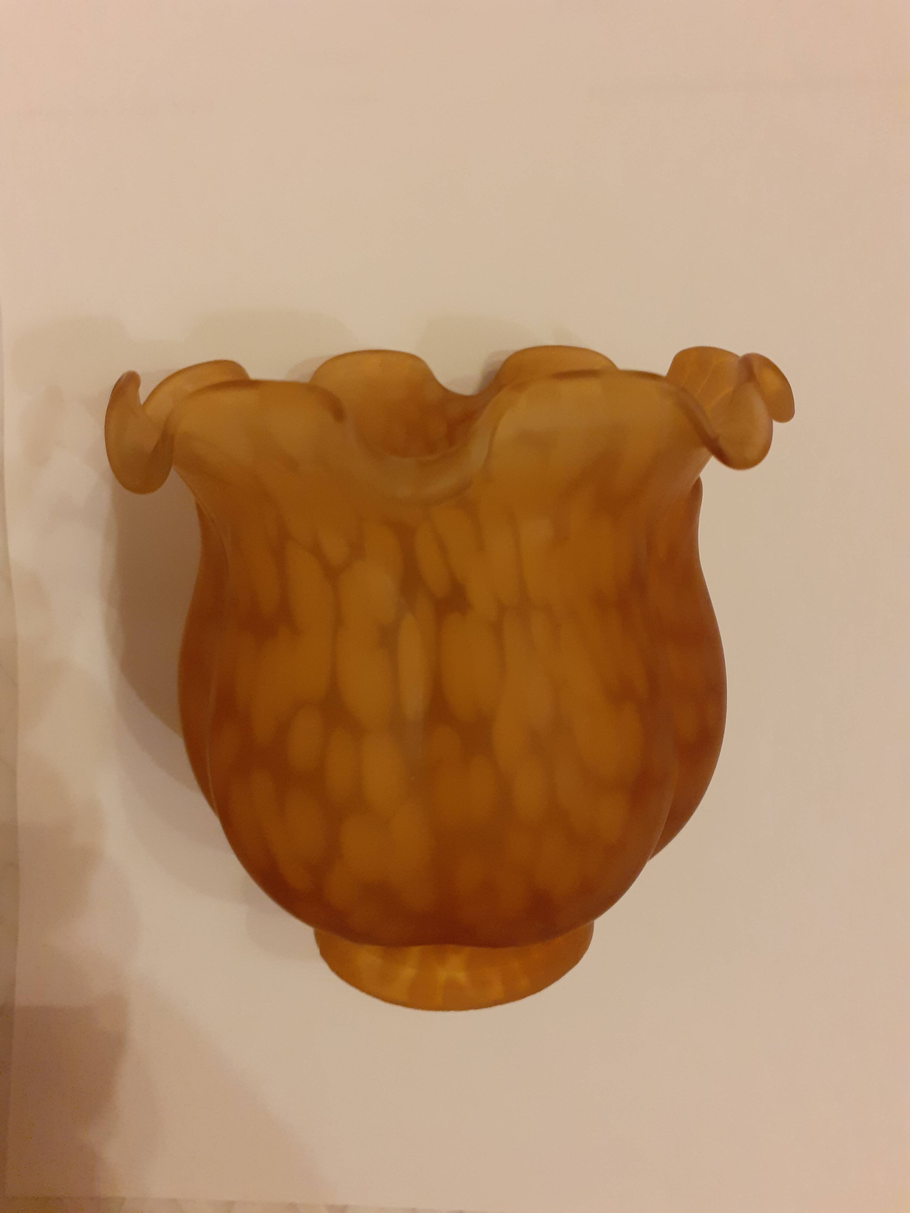 glass tulip lampshade