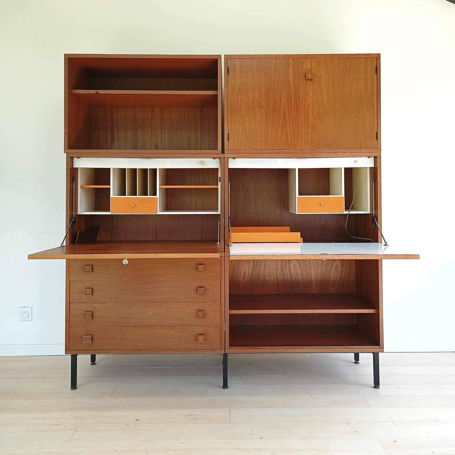 Secrétaire Buffet Étagères Scandinave