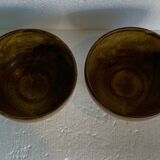 Bowl in stoneware signed
