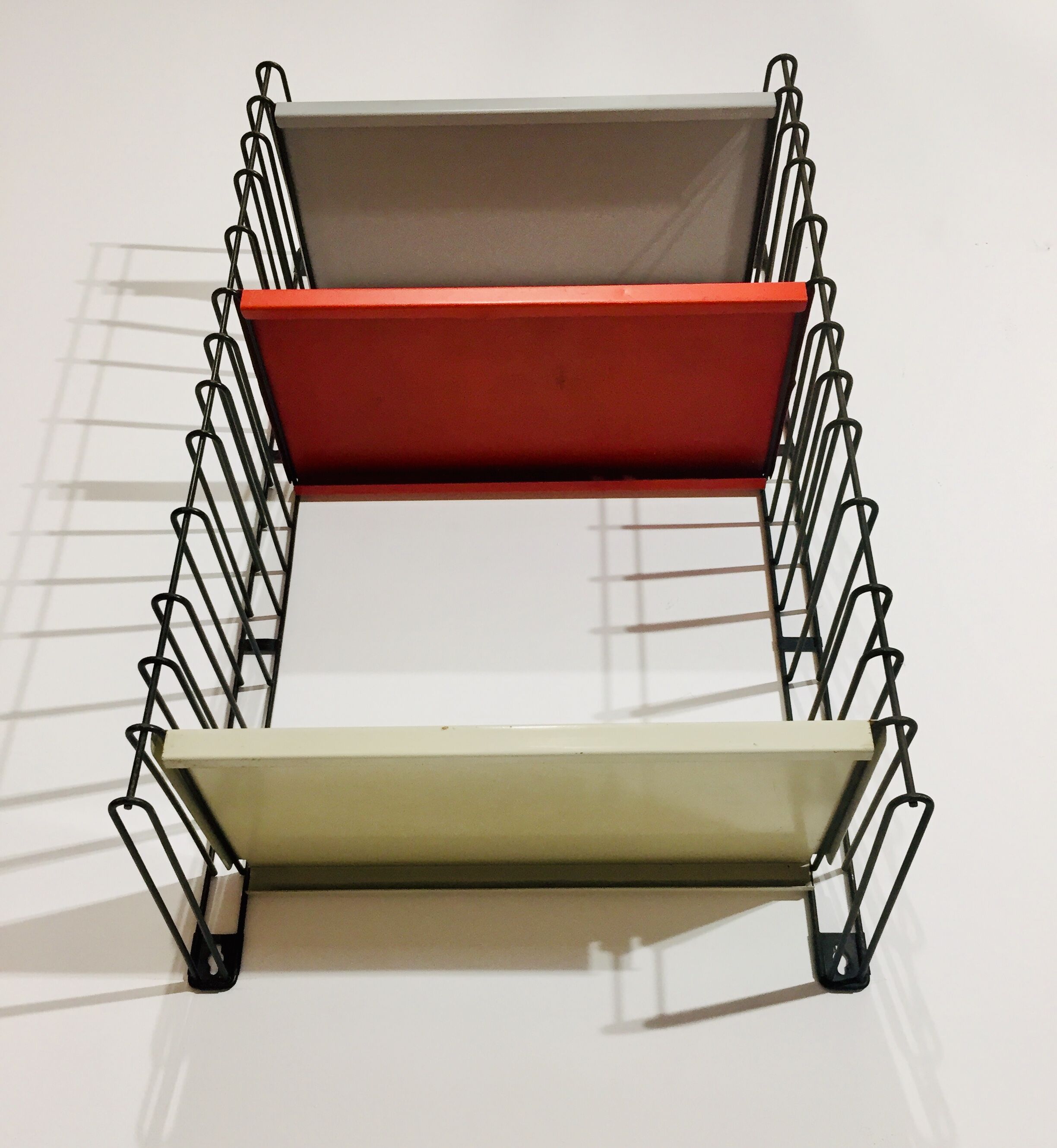 Metal shelf, short trays, Tomado edition