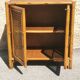 Vintage wood and rattan chest of drawers