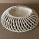 Antique ceramic woven basket