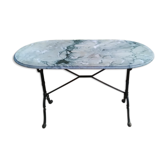 Table de bistrot en marbre