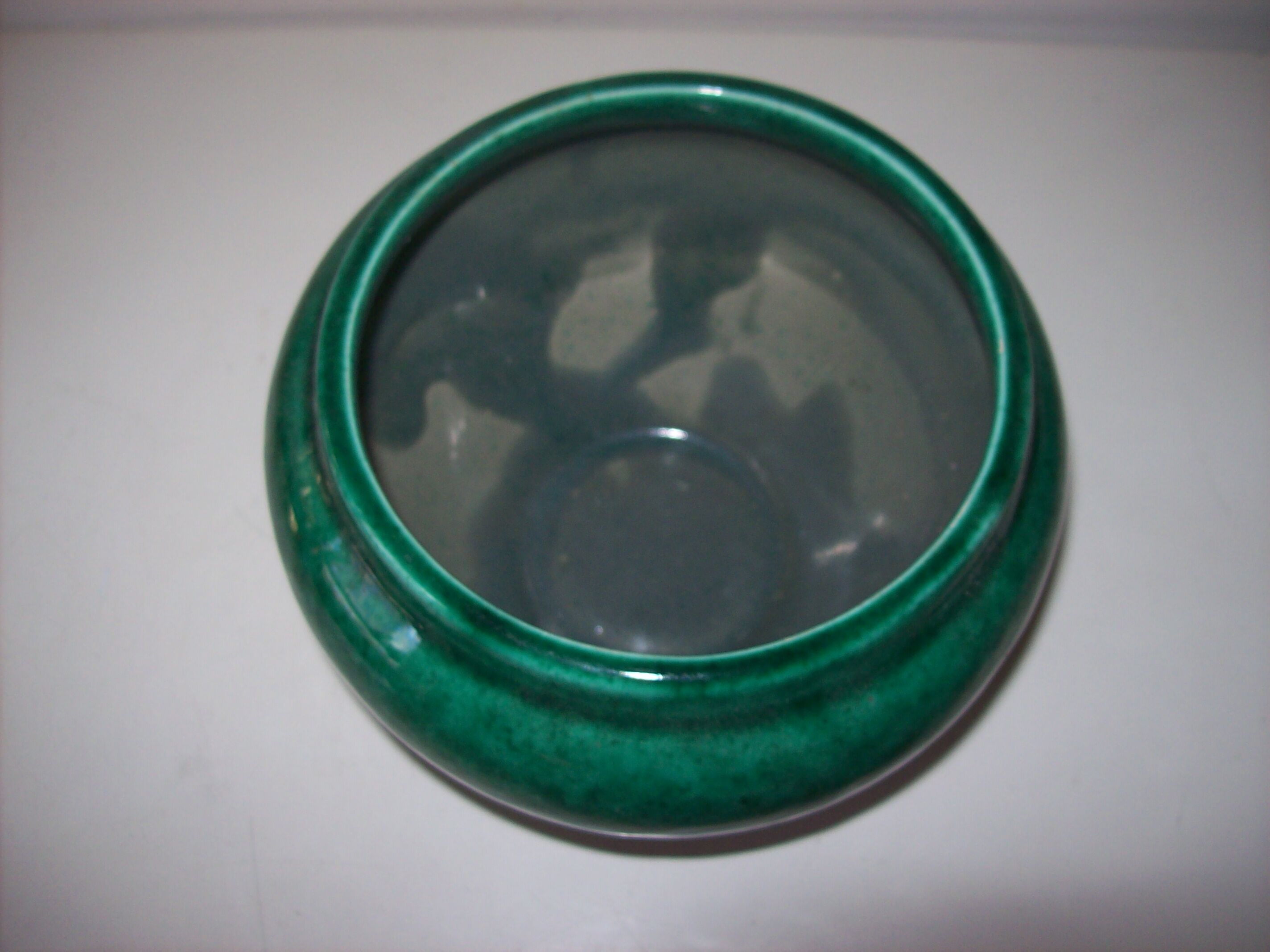 Ceramic pot cover signed jérome massier