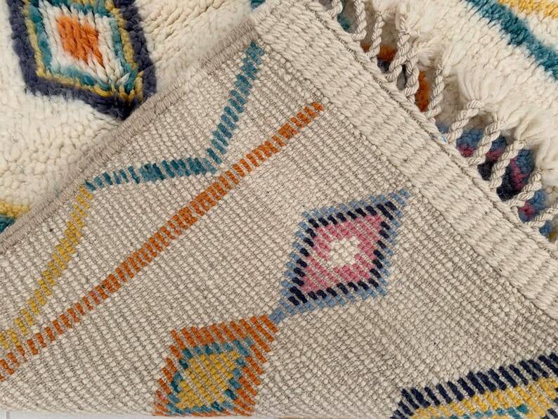 Colorful Berber rug size 200 x 300 cm