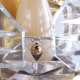 Crystal Wall Lamps set of 3 by J.T. Kalmar, 1960s