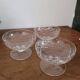 Lot de 3 coupes en cristal