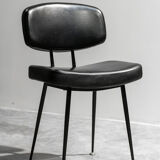 Scandinavian chair skaï foot compass 1969