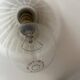 Glass and brass pendant light